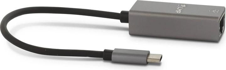 Produktbild LMP USB-C-auf-Gigabit-Ethernet-Adapter, grau (USB-C, RJ45 (1x))