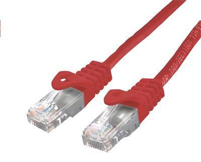 Actual product image C-Tech Cable patchcord Cat6, UTP, red, 3m (UTP, CAT6, 3 m)
