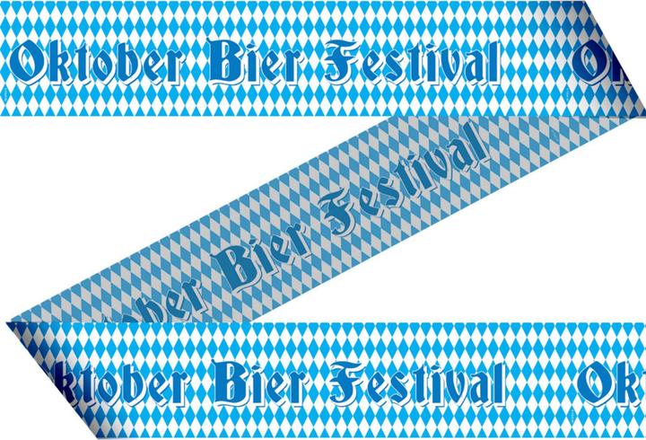 Image du produit Folat Accessoire de fête ruban de délimitation 15 m, bleu (1 pcs)