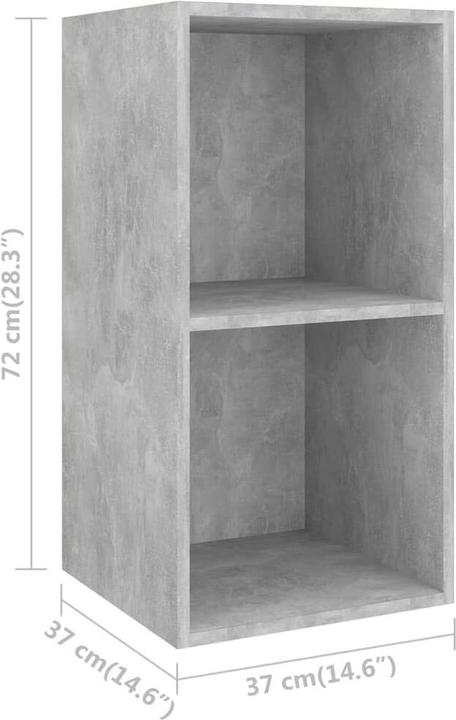 Actual product image vidaXL TV-Schrank (37 x 37 x 72 cm)