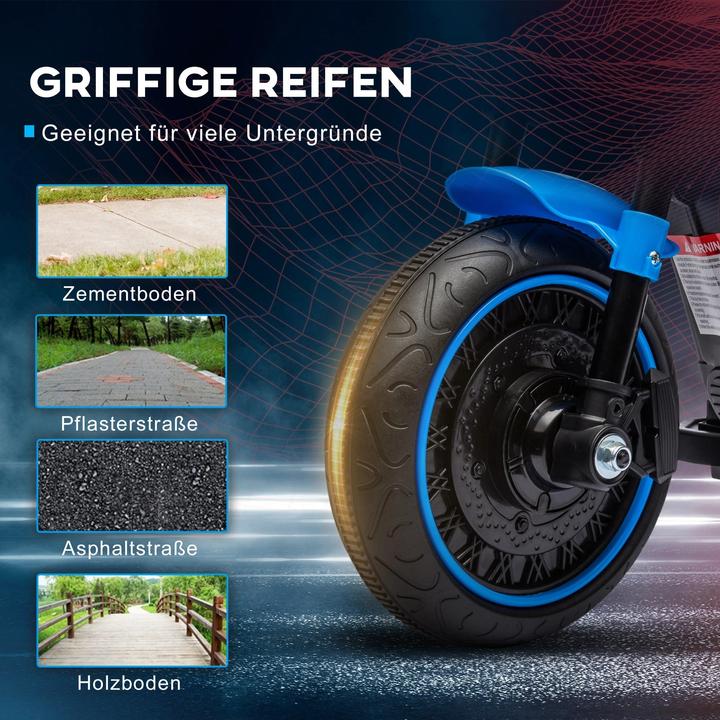 Actual product image Swisshandel24 Children's electric motorbike, 2 removable training wheels, 1.5-3 km/h, for children aged 1.5-3 (6 V)