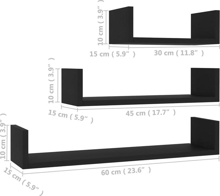 Actual product image VidaXL Venyamin (60 x 15 x 10 cm)
