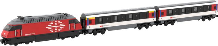 Actual product image Mobabricks Inter City Express Train Set