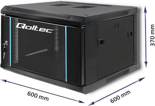 Produktbild Qoltec 54465 RACK cabinet 19inch (19 Zoll Rack)