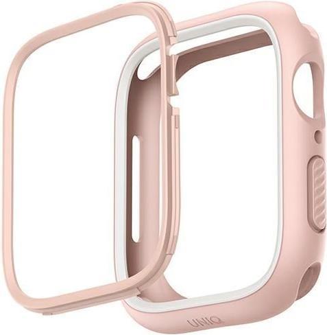 Produktbild Uniq etui Moduo Apple Watch Series 4/5/6/7/8/SE 44/45mm różowy-biały/blush-white