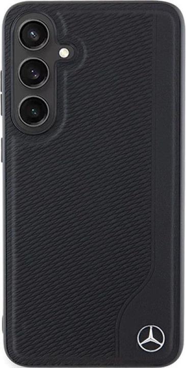 Produktbild Mercedes MEHMS23RBGVK S921 czarny/black hardcase Leather Debossed Line MagSafe (Samsung Galaxy S24)