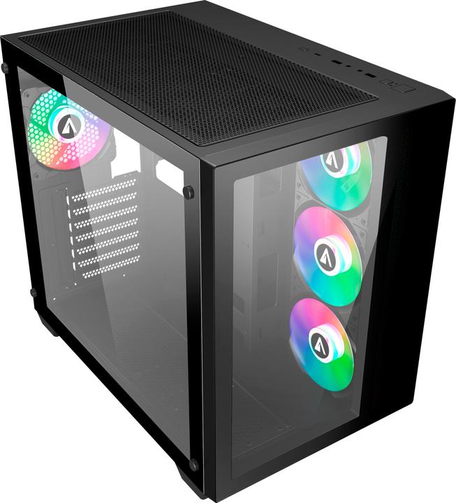Actual product image Abysm Gaming Caja ATX DANUBE SAVA 285 BX203 Black (ATX, ITX, mATX)