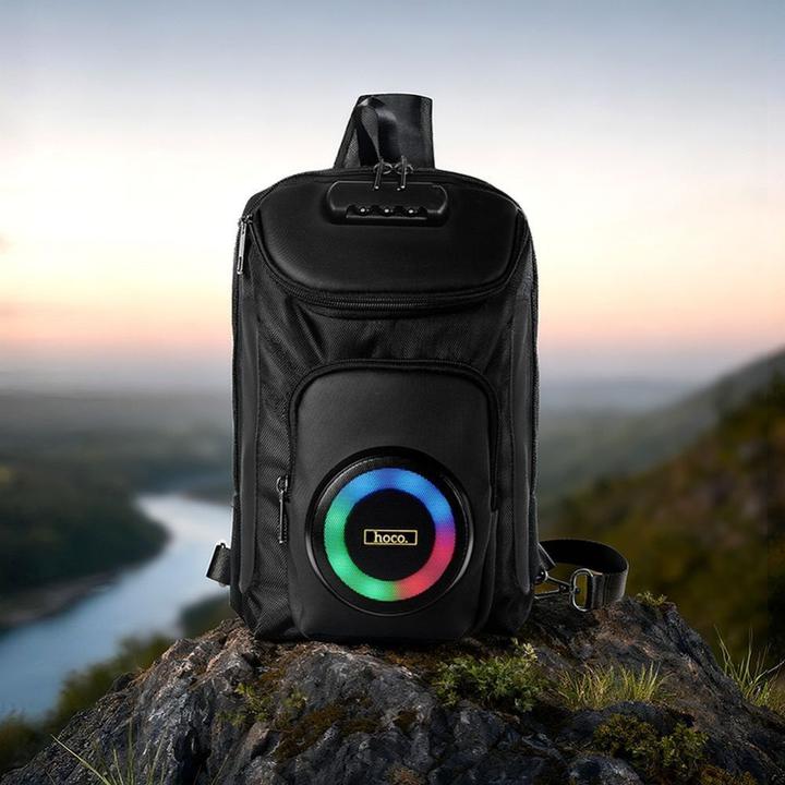 Actual product image Hoco Other Computer Accessory Speaker bluetooth 8W 3h backpack shape 6L HC42 black (3 h)