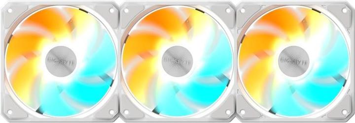 Actual product image Gigabyte ventilátor EZ CHAIN RVS FAN 3-PACK, 3x120mm, bílá