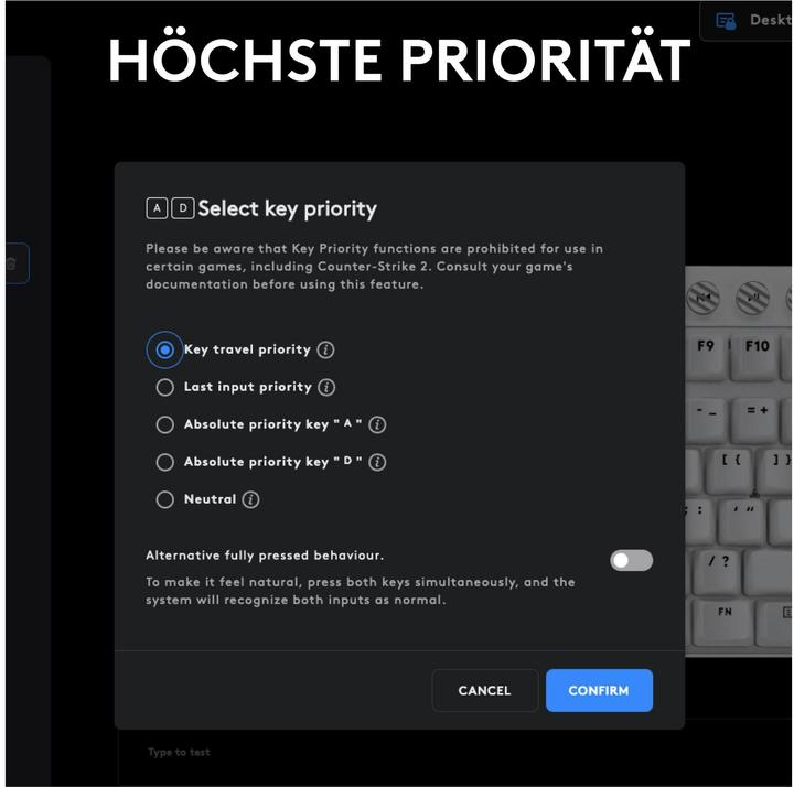 Image du produit Logitech Pro X TKL Rapid (CH, Filaire)