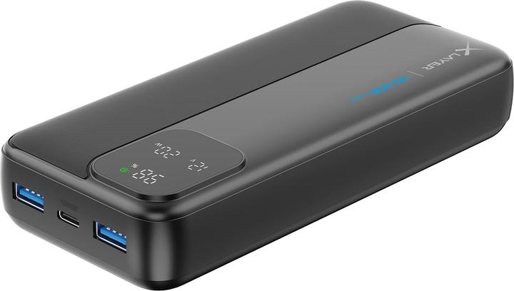 Xlayer Powerbank Rapid 20.000 mAh schwarz (20000 mAh, 20 W, 74 Wh)