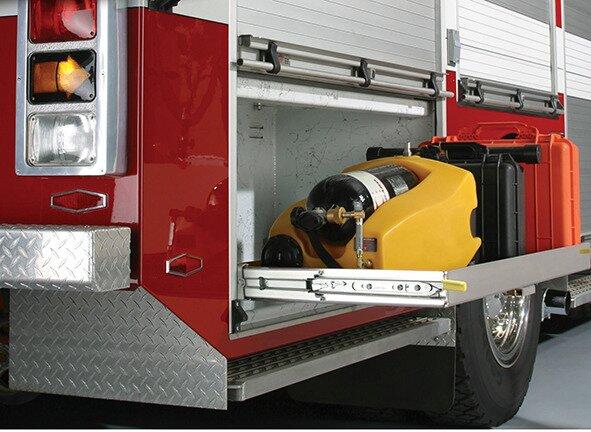 Produktbild Accuride Kugel-Vollauszüge (Schwerlastschiene) 9308 mit Verriegelung