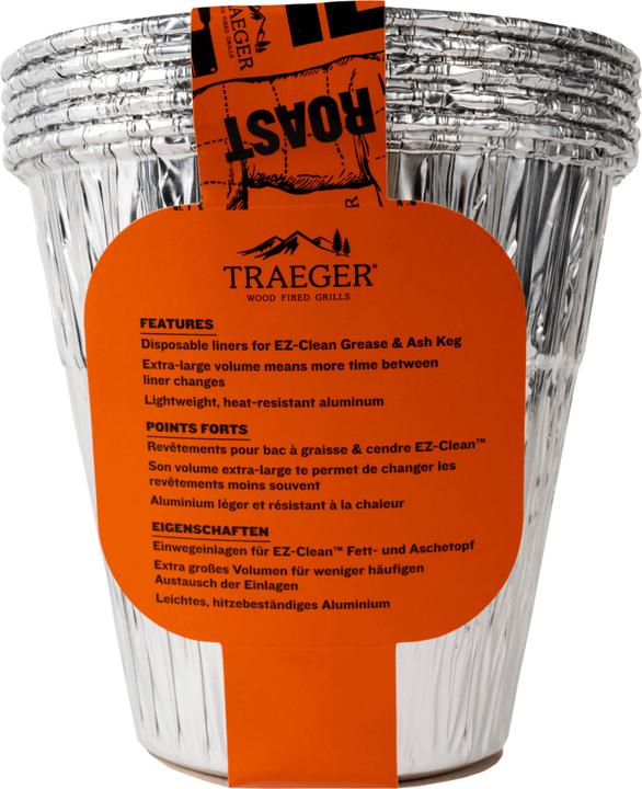 Produktbild Traeger Grease & Ash Keg Liner 5 Pack