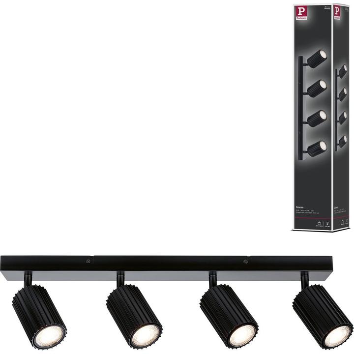 Produktbild Paulmann Spotlight Lirena GU10 max. 4 x 10W Schwarz matt Metall (GU10)
