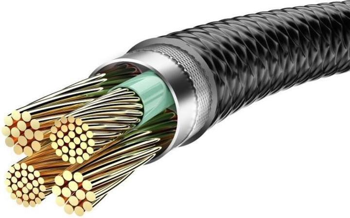 Produktbild Veger Cable cable USB A to Lightning 2,4A V105 1,2 m black (1.20 m, USB 2.0)