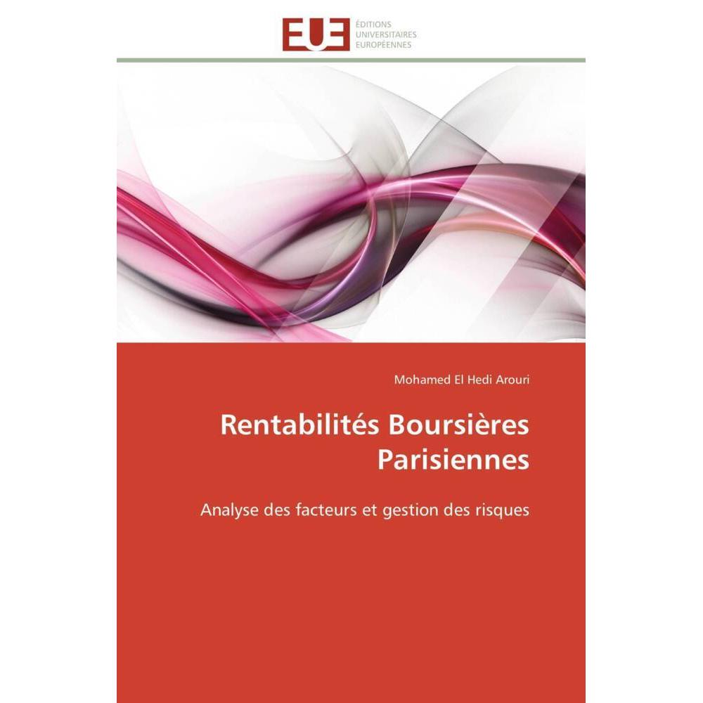 Rentabilités Boursières Parisiennes, Fachbücher von Mohamed El Hedi Arouri