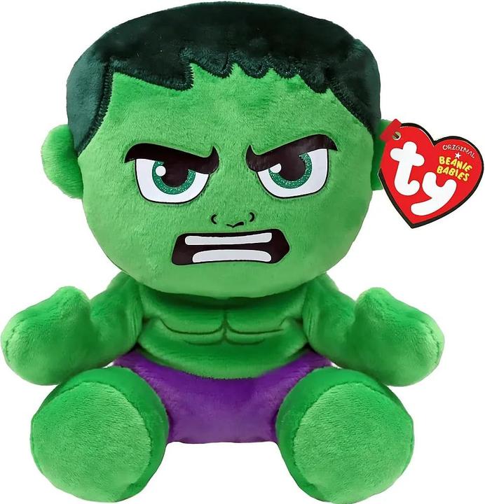 Produktbild Ty Beanie Babies Marvel Hulk Soft 15cm