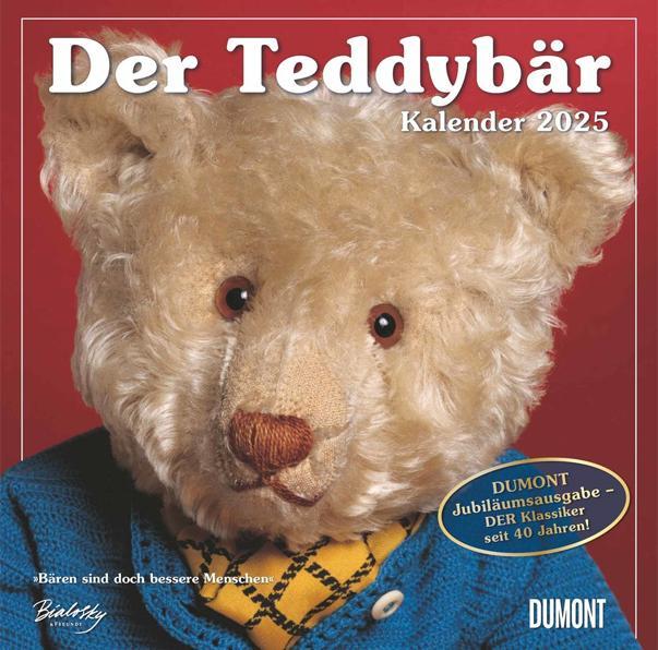 Actual product image The Teddy Bear 2025 - Brochure Calendar - Wall Calendar - Format 30 x 30 cm (30 x 30 cm, Hardcover, German)