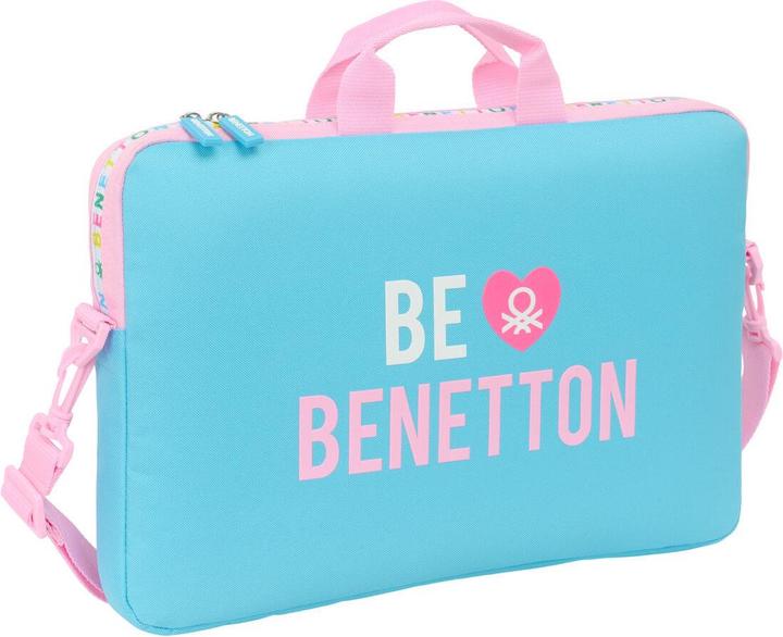 Benetton Laptoptasche Unique Rosa türkis 40 x 27 x 4 cm (15.60")