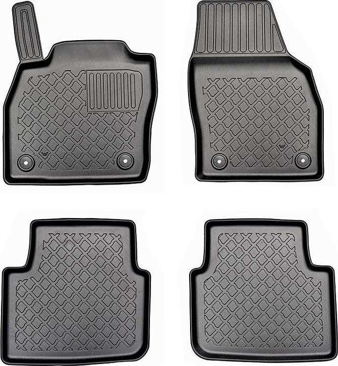 Aristar Tapis de sol 3D tous temps pour Skoda Kamiq / Scala de 2019 à aujourd'hui (1 jeu de 4 tapis de sol)