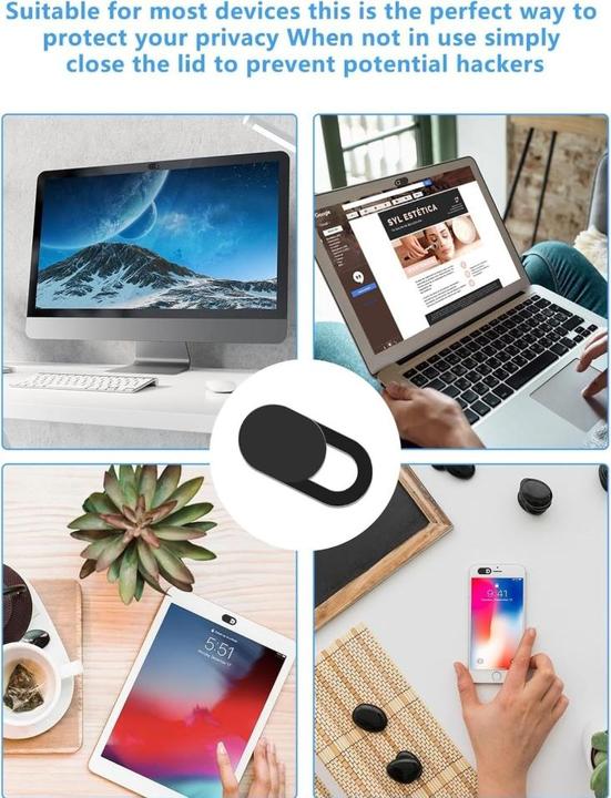 Image du produit PowerGuard Lot de 3 caches pour webcam confidentielles 0.6mm