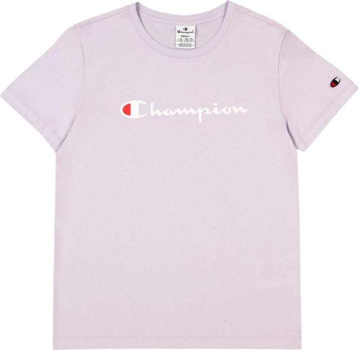 Actual product image Champion Koszulka damska SS Tee fioletowa 117534 VS057 L (L)