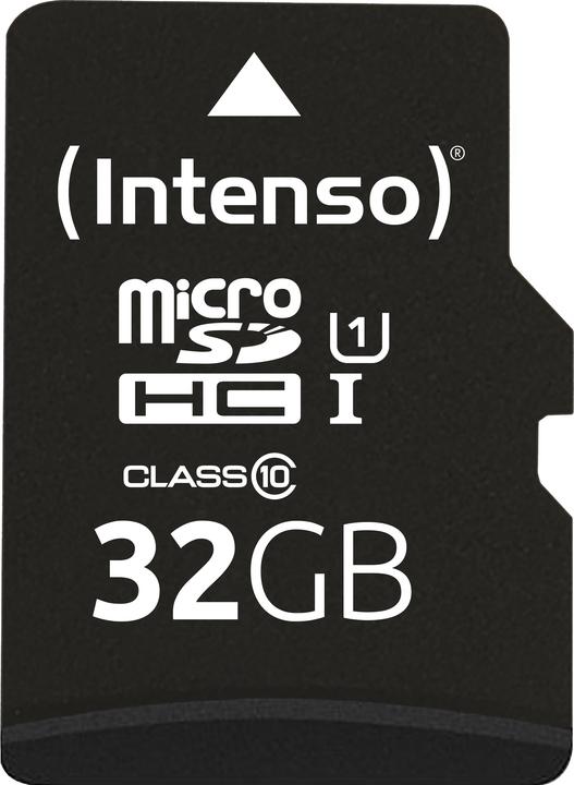 Intenso Prestaties microSDHC 32GB klasse 10 UHS-I U1 (32 GB, microSDHC, U1, UHS-I)