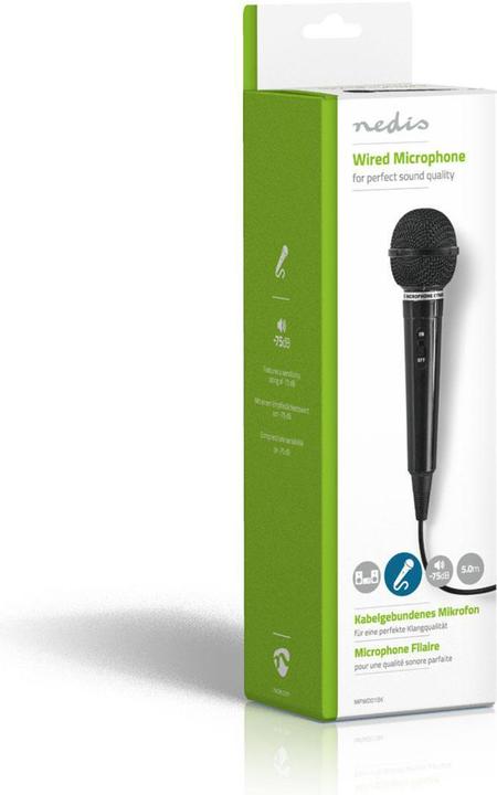 Actual product image Nedis MPWD01 Karaoke Microphone - black