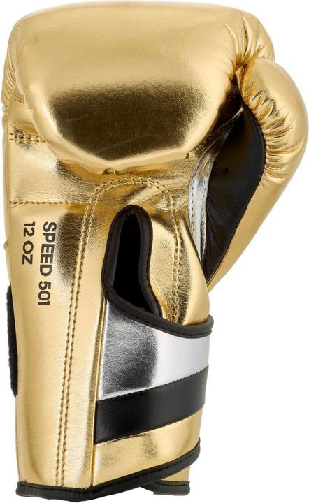 Produktbild adidas Boxhandschuhe Speed 500 gold/black Microfibre, ADISBG501 (14 OZ)