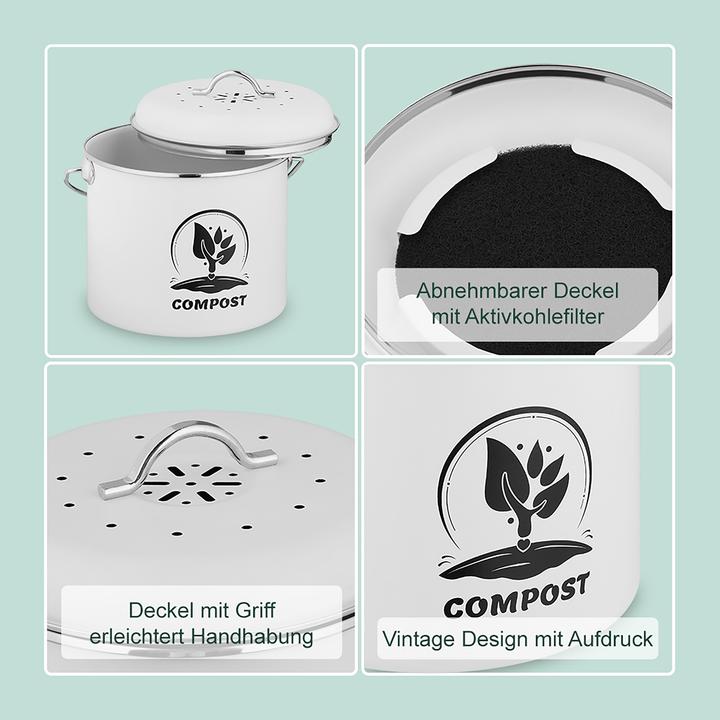 Produktbild Relaxdays Küchen-Komposteimer (3.50 l)