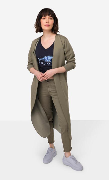 Actual product image Laurasøn Khaki Fringed Hem Jeans (40)