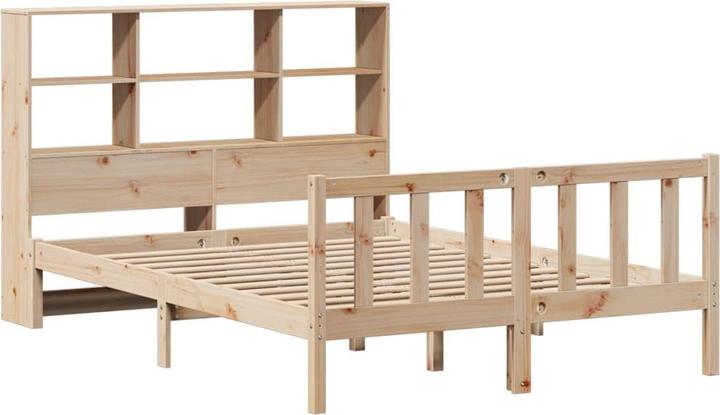 Image du produit vidaXL Lit en bois massif Lit double Cadre de lit 180x200cm en pin (180 x 200 cm)