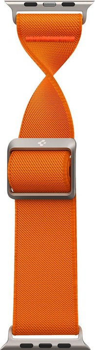 Actual product image Spigen Fit Lite Band for Apple Watch Series 42, 44, 45, 49 mm - orange (42 mm, 44 mm, 45 mm, 49 mm, Nylon, Fabric, Stainless steel, Apple Watch Series 7, Apple Watch Series 8, Apple Watch Ultra)