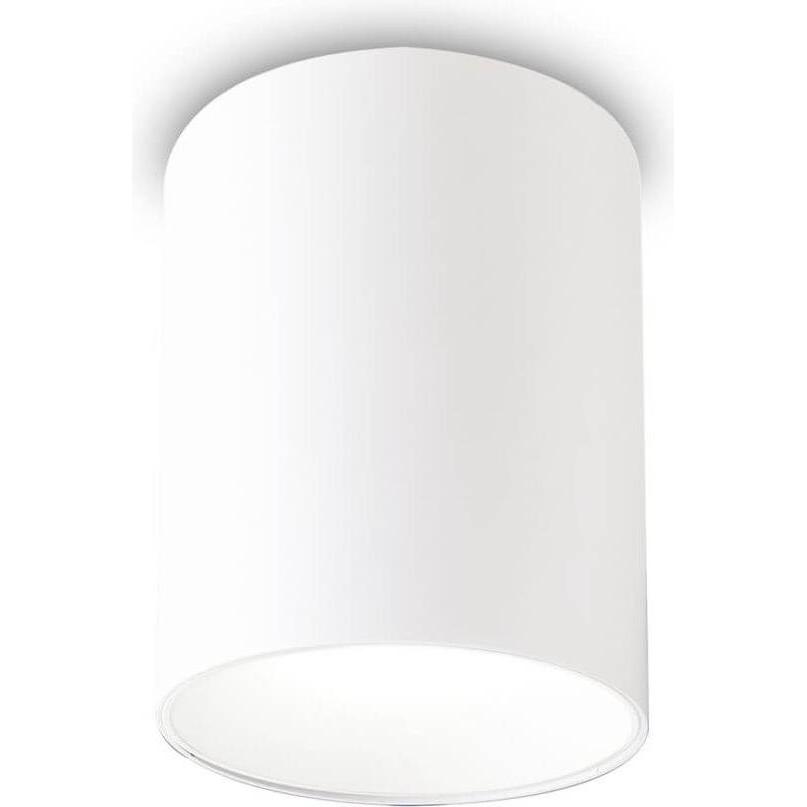 Ideal lux, Wandleuchte + Deckenleuchte, NITRO LED Deckenleuchte 25W ⌀104mm Weiss warmweiss 319568 (2350 lm)