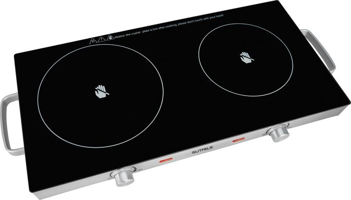 Productafbeelding Gutfels Glaskeramische dubbele kookplaat COOK 4010 1800 W,1000 W, traploos