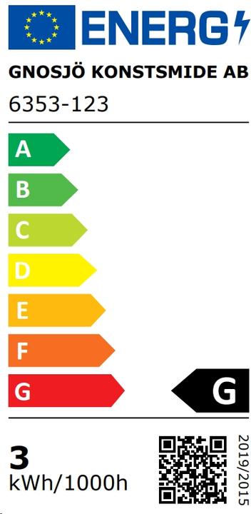 Energie-Label Konstsmide 6353-123 Micro-Lichterkette In (3.43 m)