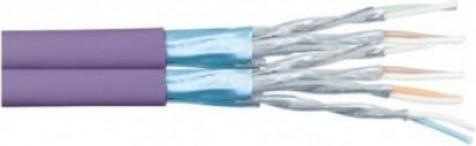 Produktbild Dexlan Verlegekabel Cat. 6A, F/FTP, Duplex, halogenfrei, 100 m (U/FTP, CAT6a, 100 m)