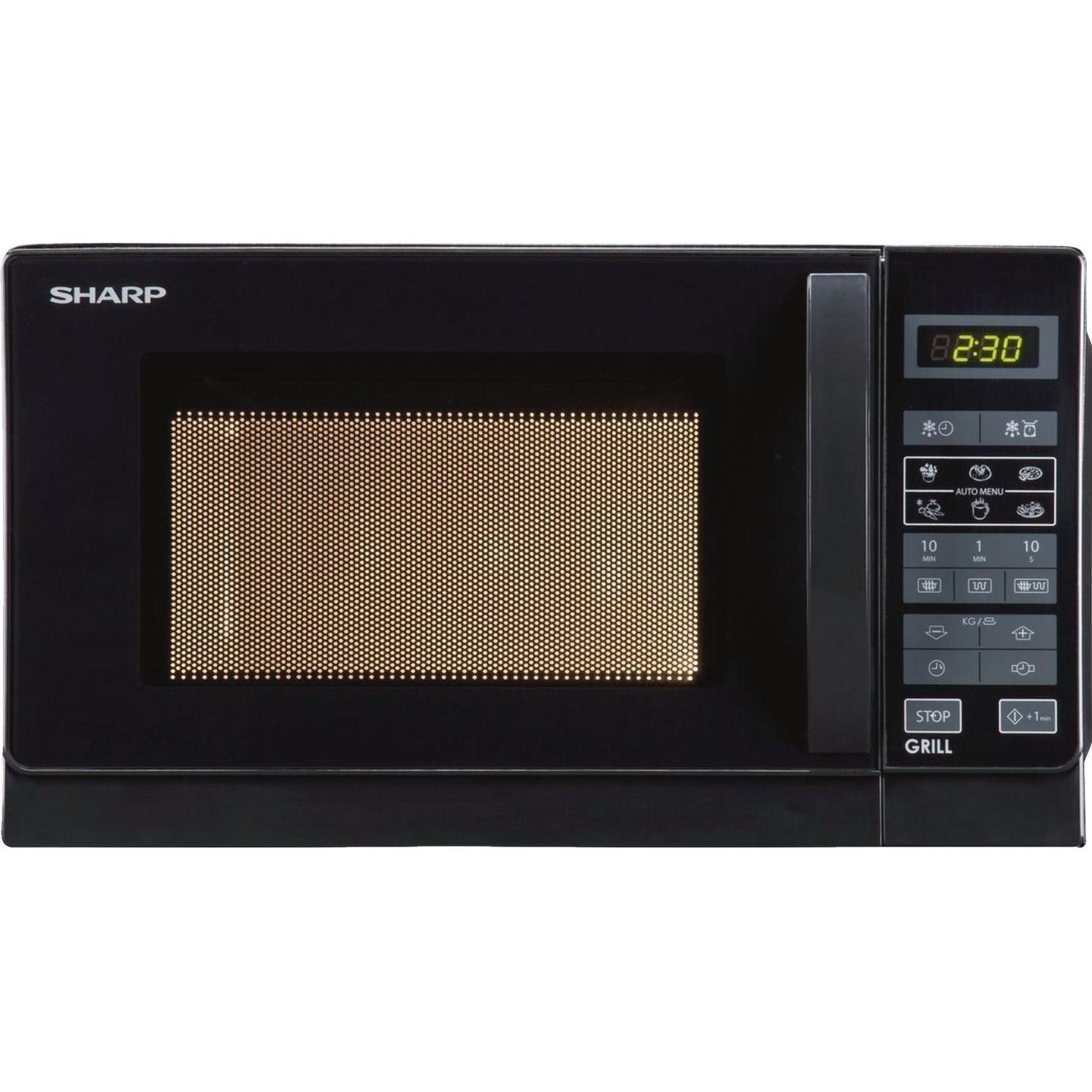 Sharp R-642bkw, Mikrowelle, Schwarz