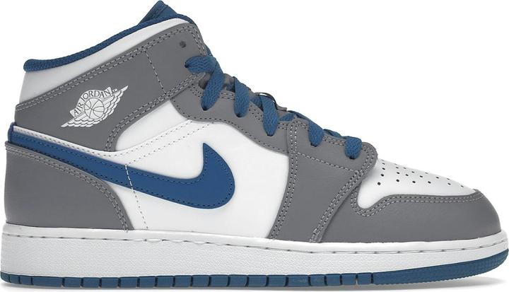 Produktbild Jordan 1 Mid True Blue Cement (GS) (36)
