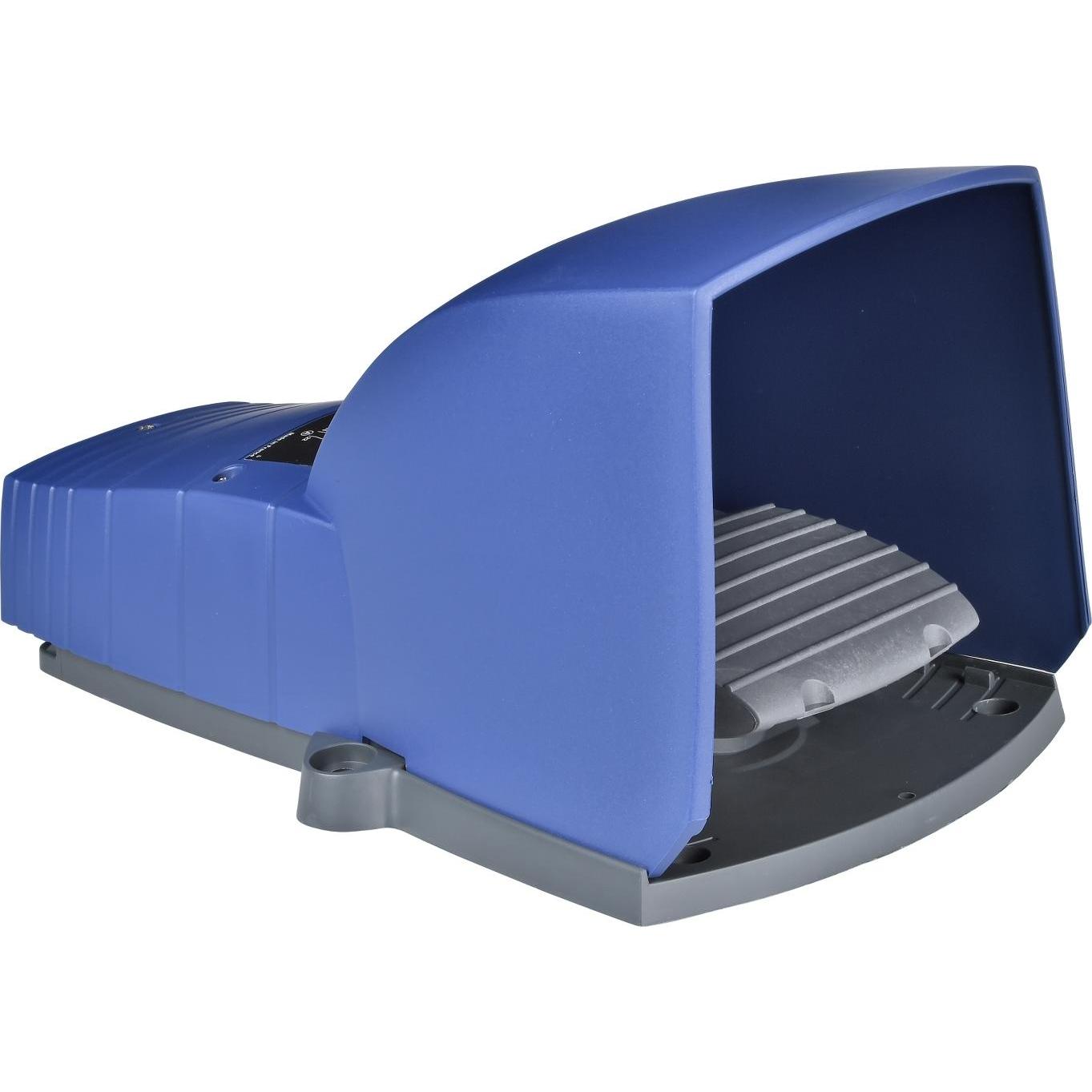 Schneider Electric Fussschalter 1Ö+1S blau einstufig, Taster + Schalter, Blau