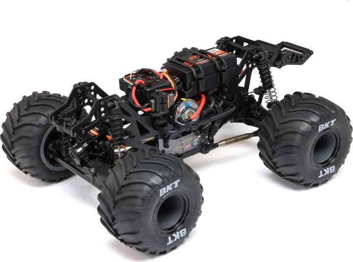 Actual product image Losi M.TRUCK MEGALODON RTR 4WD 1:18 EP Mini LMT Megalodon 2S Brushed - BLUE (Battery & Charger Included) (RTR Ready-to-Run)