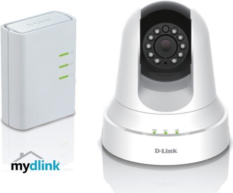 Produktbild D-Link Powerline HD Tag&Nacht Cloud Camera Kit (1280 x 720 Pixels)
