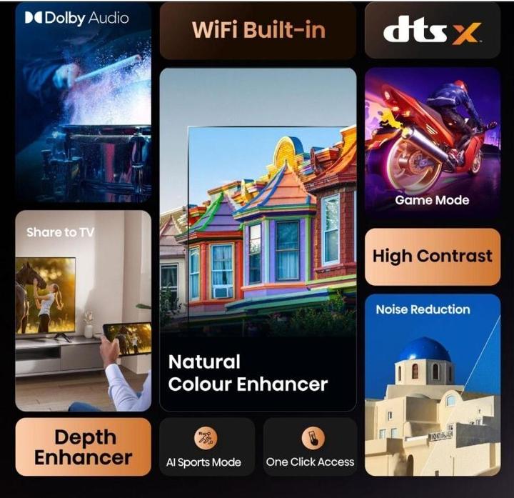 Productafbeelding Hisense TV 32A4Q (32", LED, HD, 2025)