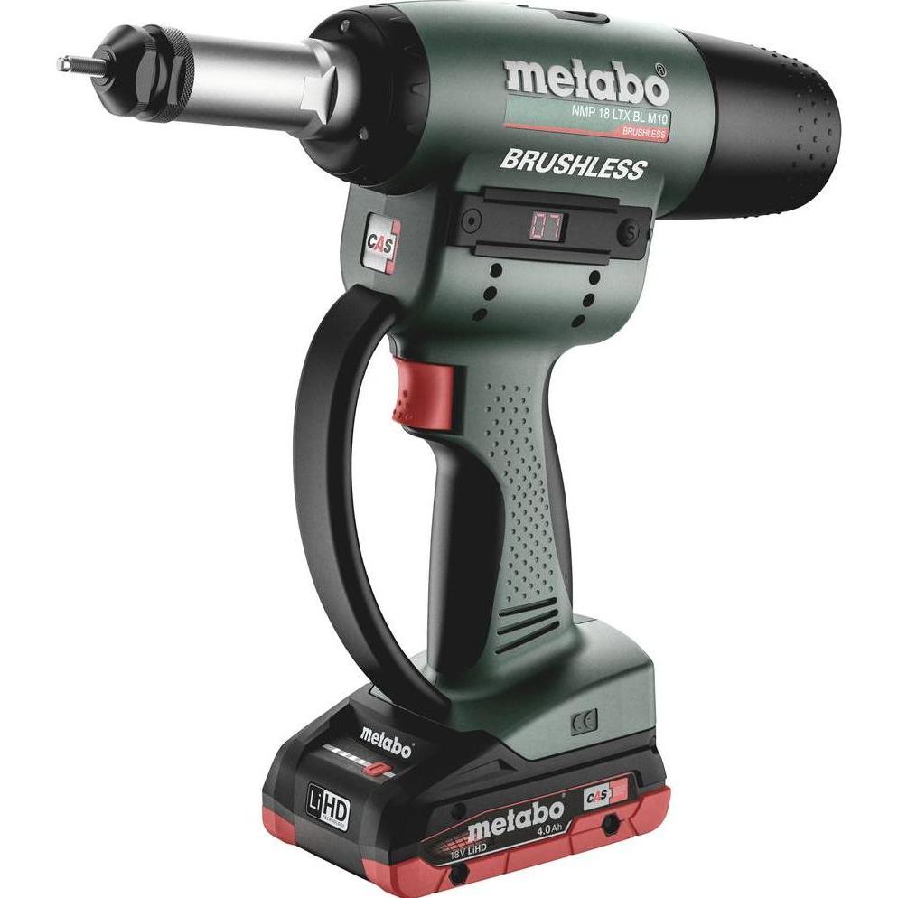 Metabo, Tacker + Nagelpistole, Akku-Nietmutternpistole NMP 18 LTX BL M10