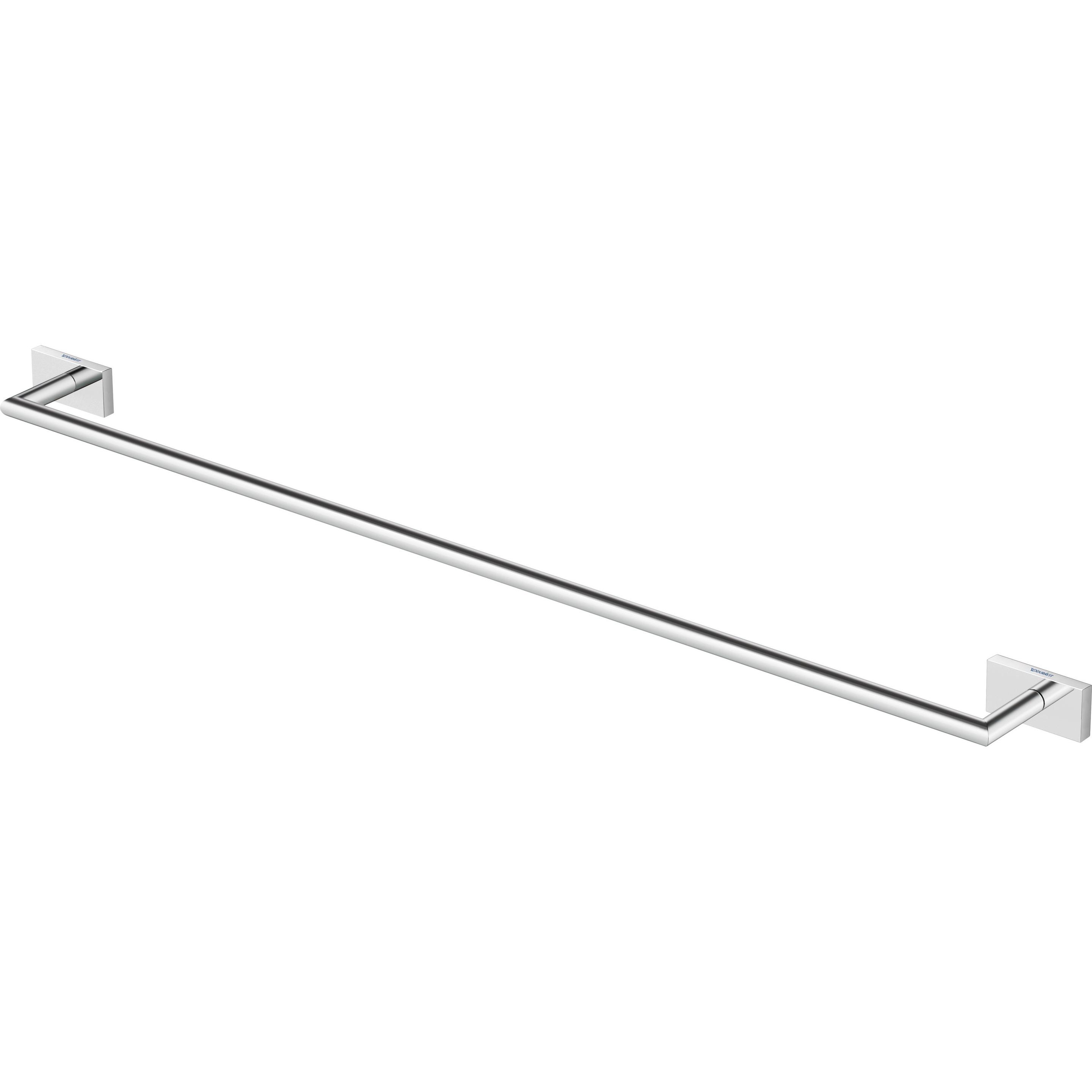 Duravit, Handtuchhalter + Handtuchhaken, Badetuchhalter KARREE 800mm chrom
