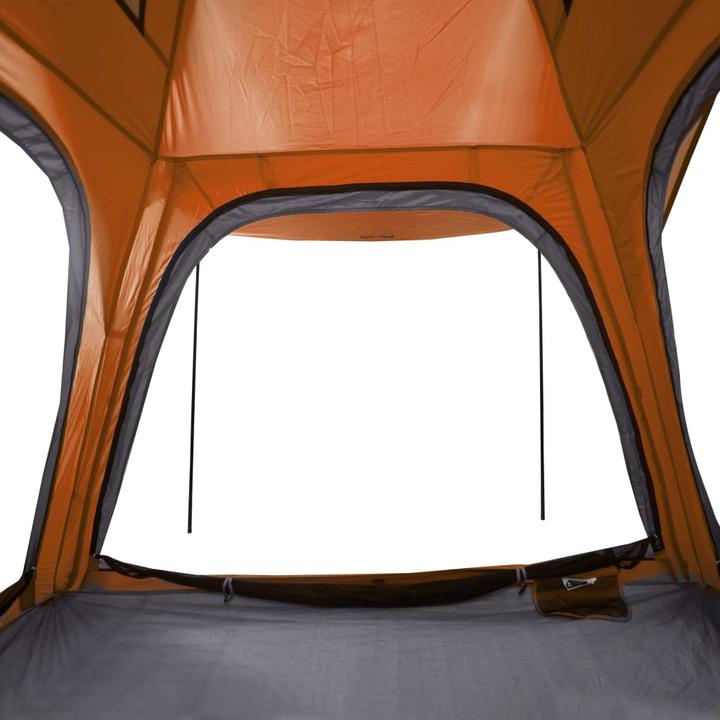 Produktbild vidaXL Campingzelt 4 Personen & Orange 185T Taft (Kuppelzelt, 5.90 kg, 4 Personen)