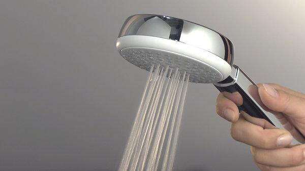 Produktbild hansgrohe HG Handbrause Crometta 100 Vario DN 15 EcoSm Version 9 l/min weiss/chrom (4 Strahlarten, 18 l/min)