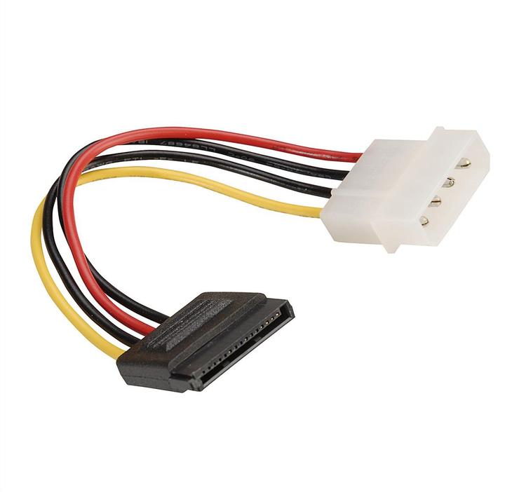 Actual product image Roline xCab SATA 4Pin Molex Power Adapter (10 cm, 15 pin S-ATA, 4 pin Molex)