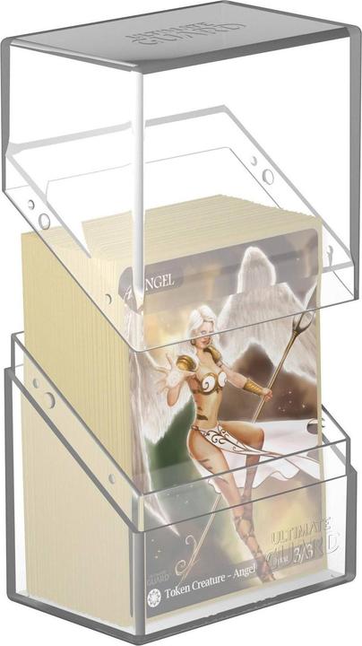 Actual product image Ultimate Guard UGD010887 - Boulder - 60+ Deck Case, Standard Size, Transparent