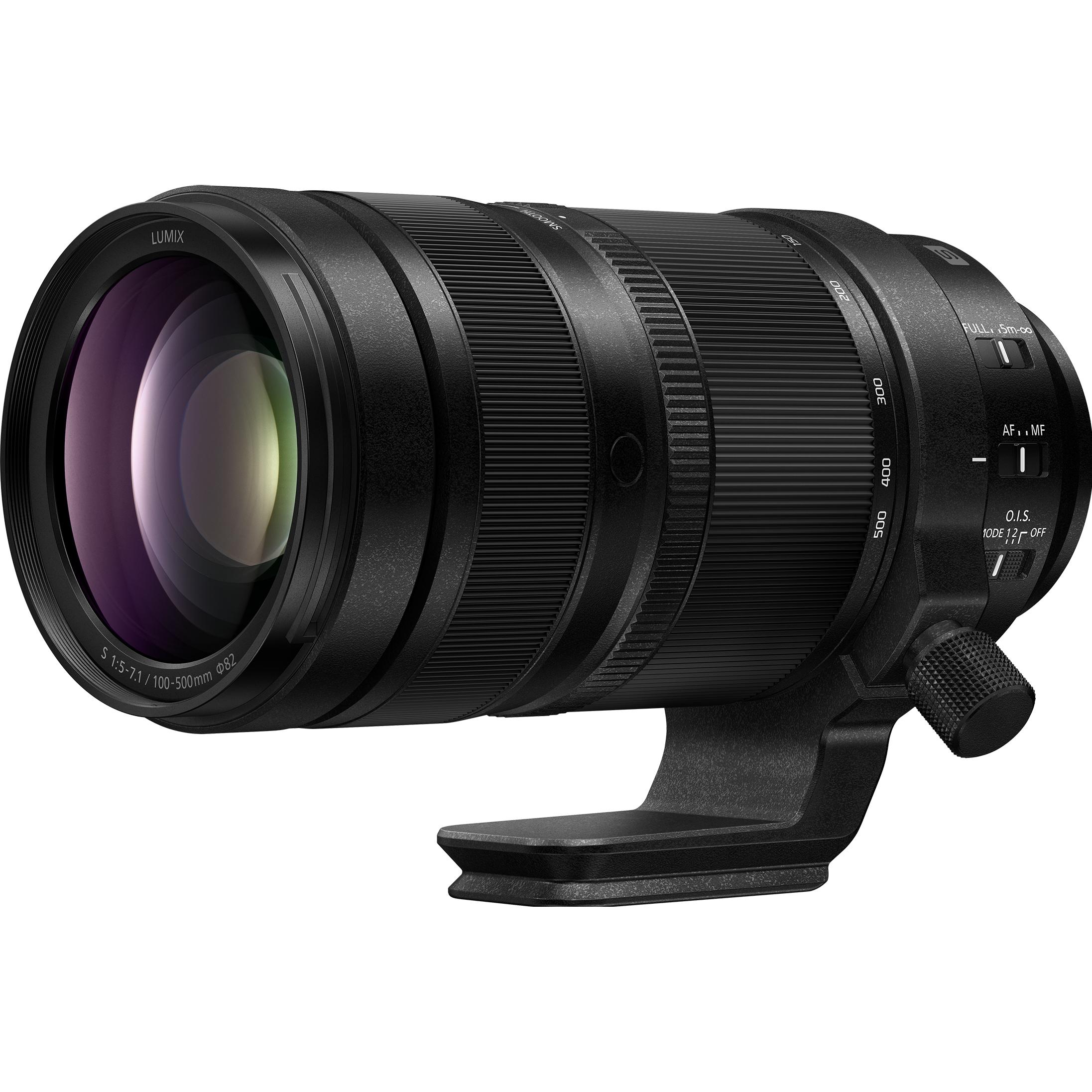 Panasonic Lumix S 100-500mm F5-7.1 (L-Mount, Vollformat), Objektiv, Schwarz